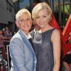 Ellen Degeneres et Portia de Rossi à Hollywood le 4 septembre 2012