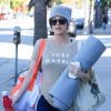 Kaley Cuoco à la sortie de son cours de yoga à Sherman Oaks, le 8 décembre 2014.