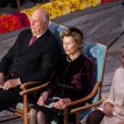 Le roi Harald et la reine Sonja de Norvège - Cérémonie de remise du prix Nobel de la Paix à Oslo. Le 10 décembre 2014