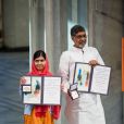 La pakistanaise Malala Yousafzai et l'indien Kailash Satyarthi ont reçu le prix Nobel de la Paix lors d'une cérémonie à Oslo. Le 10 décembre 2014