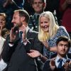 Kailash Satyarthi, le prince Haakon de Norvège, la princesse Mette-Marit de Norvège - Concert en l'honneur des Prix Nobel à Oslo en Novège le 11 décembre 2014.
