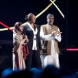Malala Yousafzai et Kailash Satyarthi et Queen Latifah - Concert en l'honneur des Prix Nobel à Oslo en Novège le 11 décembre 2014.