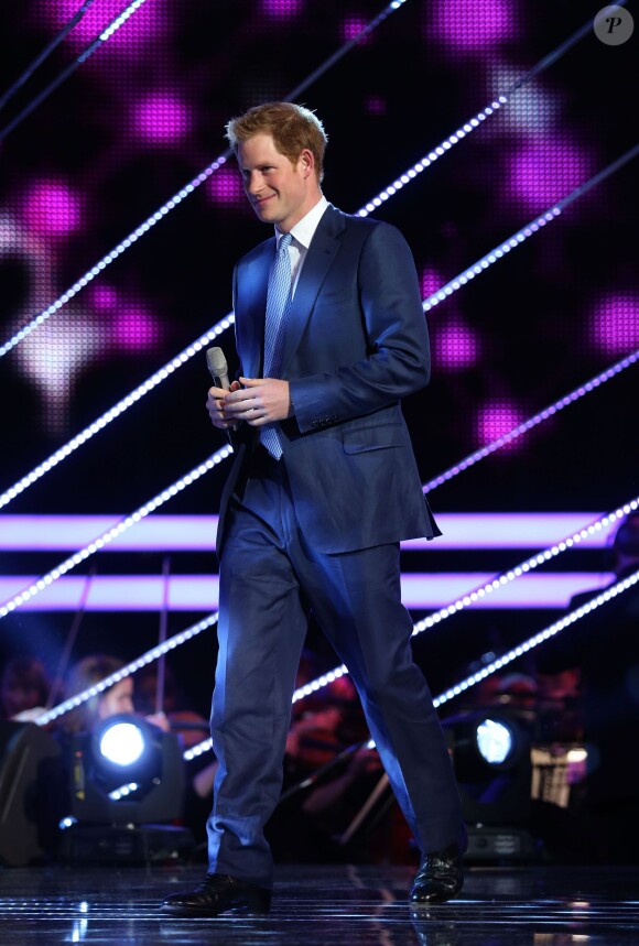 Le prince Harry lors de la cérémonie des BBC Sports Personality of the Year Awards au SSE Hydro de Glasgow, le 14 décembre 2014