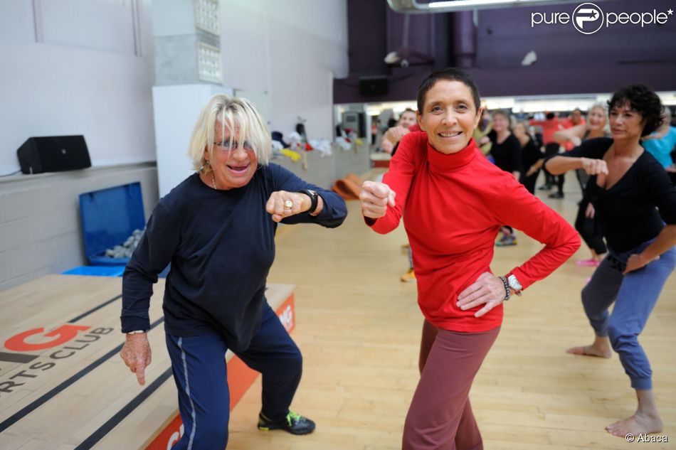 Véronique et Davina, le retour Sourires et efforts pour un cours événement Purepeople