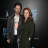 Amy Adams et son fiancé Darren Le Gallo - Avant-première du film "Big Eyes" au Musée d'Art Moderne de New York, le 15 décembre 2014.