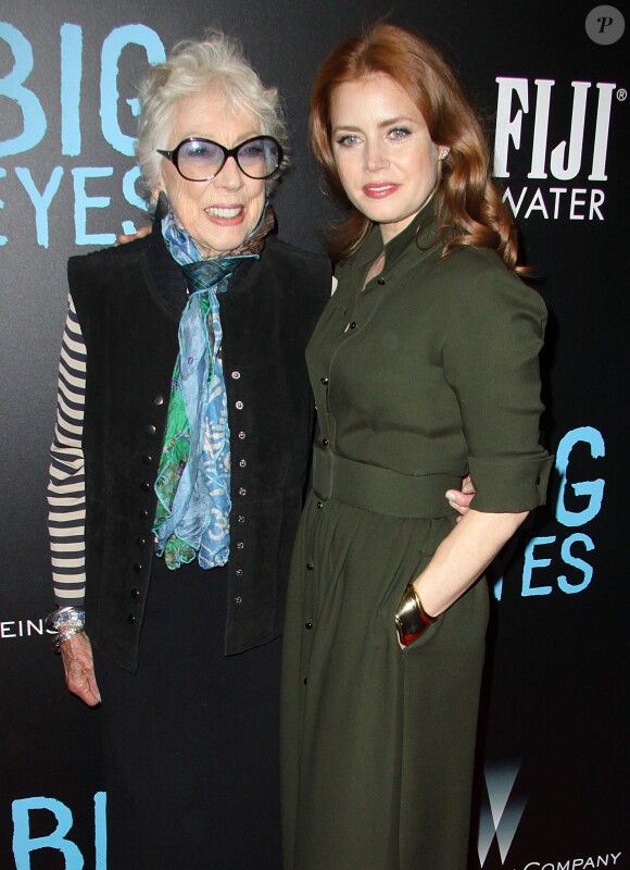 Amy Adams, Margaret Keane - Avant-première du film "Big Eyes" au Musée d'Art Moderne de New York, le 15 décembre 2014.