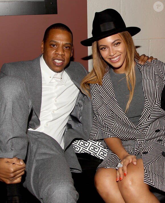 Jay Z et Beyoncé au Ziegfeld Theater à New York, le 7 décembre 2014.