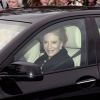 Le prince et la princesse Michael de Kent, avec leur fille Lady Gabriella Windsor, arrivant à Buckingham Palace le 17 décembre 2014 pour le traditionnel déjeuner de Noël offert par la reine Elizabeth II à la famille royale en préambule aux fêtes de fin d'année.