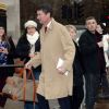Sir Timothy Laurence, époux de la princesse Anne, arrivant à pied à Buckingham Palace le 17 décembre 2014 pour le traditionnel déjeuner de Noël offert par la reine Elizabeth II à la famille royale en préambule aux fêtes de fin d'année.