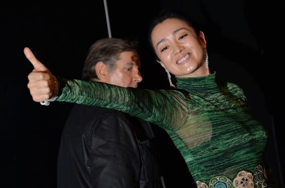Gong Li radieuse à l'avant-première du film "Coming Home" au cinéma MK2 Bibliothèque à Paris, le 16 décembre 2014.