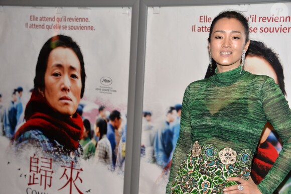 Gong Li à l'avant-première du film "Coming Home" au cinéma MK2 Bibliothèque à Paris, le 16 décembre 2014.