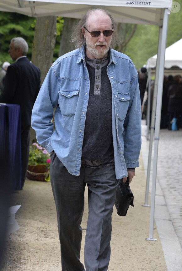 François Corbier - Obsèques de Georges Moustaki au Père-Lachaise à Paris. Le 27 mai 2013.