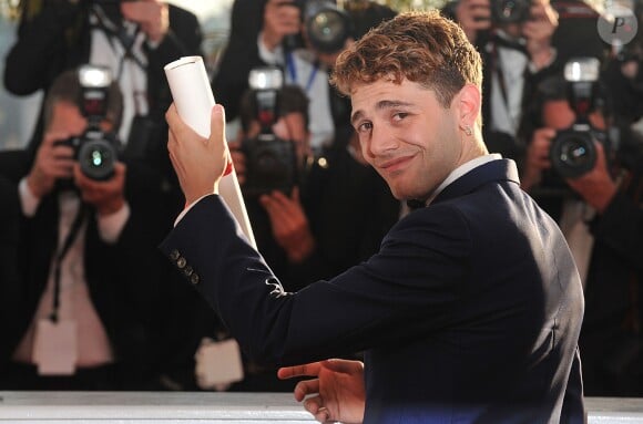 Xavier Dolan (Prix du jury pour "Mommy") - Photocall de la remise des palmes du 67e Festival du film de Cannes le 24 mai 2014. 