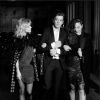Photo de Karl Lagerfeld pour le magazine Elle, avec Cécile Cassel/HollySiz, Benjamin Biolay et Mahaut Mondino