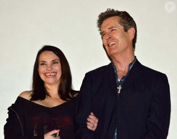 Rupert Everett et Béatrice Dalle - Avant-première du film "Rosenn" lors de la 30ème édition du festival International du film d'amour à Mons en Belgique le 17 février 2014.