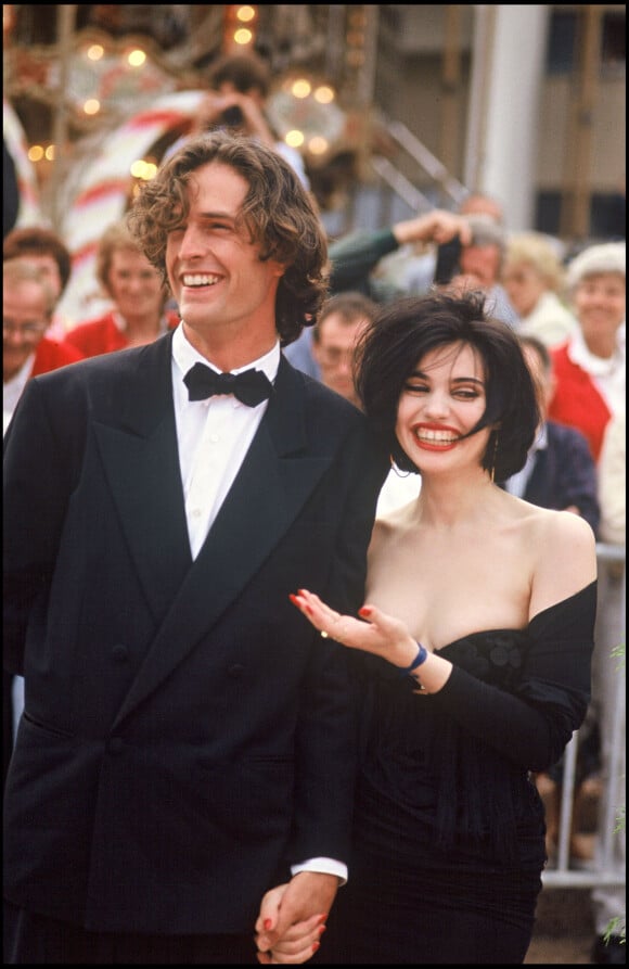 Rupert Everett et Béatrice Dalle lors du Festival de Cannes 1988