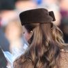 Catherine Kate Middleton, la duchesse de Cambridge enceinte assiste à la messe de Noël à Sandringham, le 25 décembre 2014.
