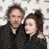 Tim Burton et Helena Bonham Carter en soirée à Londres le 13 mars 2013