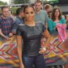 Melanie Brown (Mel B) arrive aux auditions de "X-Factor". Le 24 juin 2014 