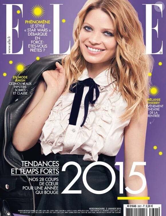 Couverture du magazine ELLE du 2 janvier 2015.