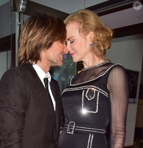 Nicole Kidman et son mari Keith Urban à la Première du film "Paddington" à Londres le 23 novembre 2014.  