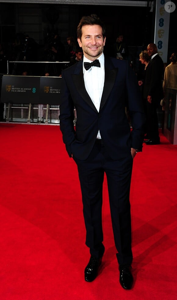Bradley Cooper lors des BAFTA 2014 à Londres le 16 février