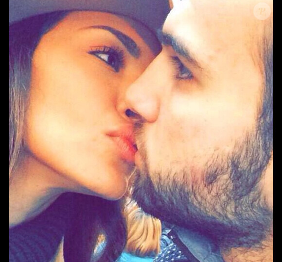 Aymeric et Leila de Secret Story 8 s'embrassent à Milan. Janvier 2015.