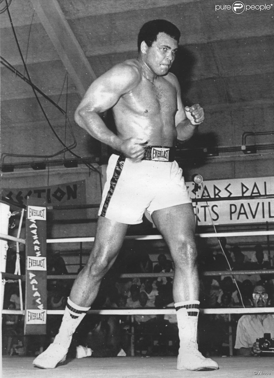 Mohamed Ali le 17 septembre 1980 au Ceasars Palace de Las Vegas