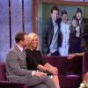 Jenny McCarthy et son mari Donnie Wahlberg sur le plateau de l'émission de Wendy Williams pour la promotion de leur émission de télé-réalité Donnie Loves Jenny. Ils se sont mariés le 31 août 2014.
