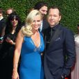  Donnie Wahlberg et son fianc&eacute; Jenny McCarthy arrivant &agrave; la c&eacute;r&eacute;monie des "Creative Arts Emmy Awards 2014" &agrave; Los Angeles, le 16 ao&ucirc;t 2014.&nbsp;  