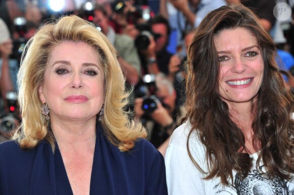 Catherine Deneuve et Chiara Mastroianni lors du festival de Cannes 2011
