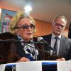 Bernadette Chirac - Lancement de l'Opération Pièces Jaunes au Centre Hospitalier Intercommunal de Robert Ballanger à Aulnay-Sous-Bois le 7 janvier 2015.