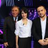Marie-Claude Pietragalla et François-Xavier Demaison - Émission spéciale Qui veut gagner des millions ?, sur TF1, ce vendredi 9 janvier 2014.