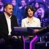 Marie-Claude Pietragalla et François-Xavier Demaison - Émission spéciale Qui veut gagner des millions ?, sur TF1, ce vendredi 9 janvier 2014.