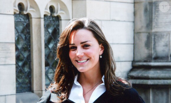 Kate Middleton à l'Université St Andrews. La duchesse de Cambridge fêtait le 9 janvier 2015 son 33e anniversaire.