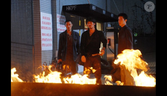 Nicholas Tse, Shawn Yue et Jaycee Chan dans le film Naam yi boon sik (2007)