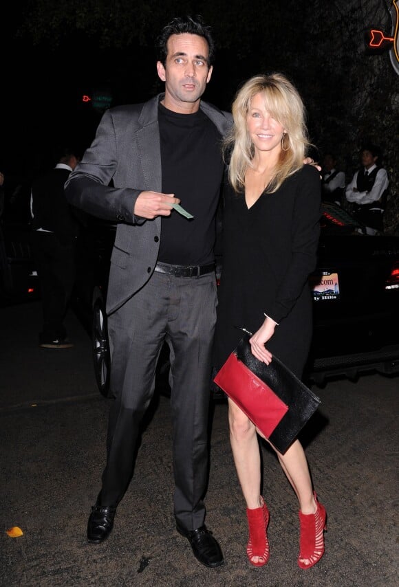 Heather Locklear et son compagnon à la soirée W Magazine pré-Golden Globes à Chateau Marmont le 8 janvier 2015.