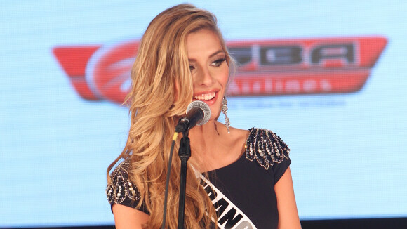 Camille Cerf pour Miss Univers : Glamour au côté de Donald Trump, elle s'éclate