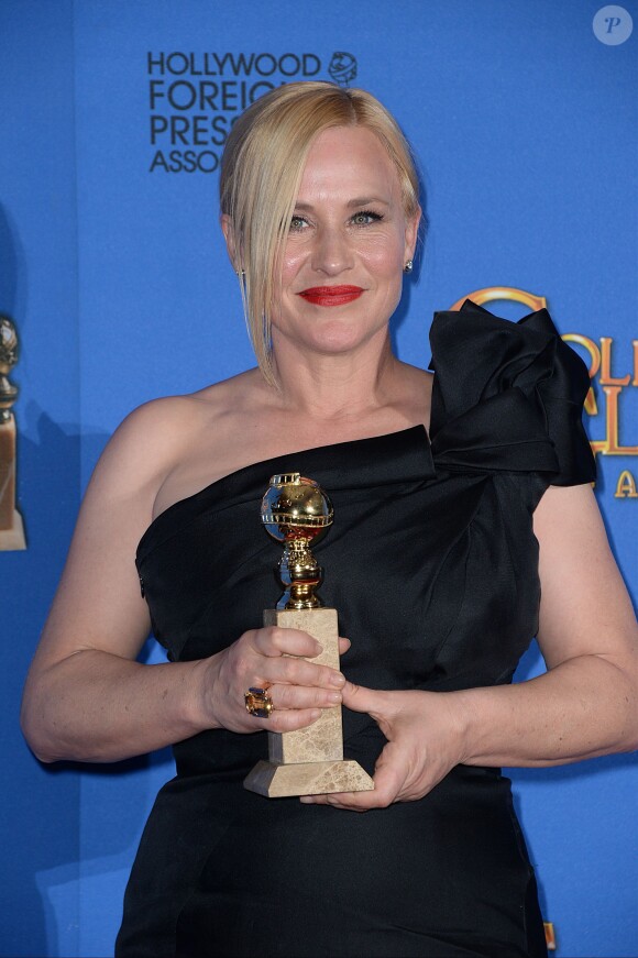 Patricia Arquette lors des Golden Globes à Los Angeles le 11 janvier 2015