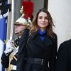 La reine Rania et le roi Abdullah II de Jordanie, quatre mois après leur précédente visite, retrouvaient le 11 janvier 2015 François Hollande à l'Elysée pour prendre part à la grande marche organisée à la suite de l'attentat terroriste contre Charlie Hebdo.