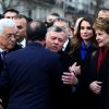 La reine Rania et le roi Abdullah II de Jordanie ont pris part le 11 janvier 2015 à la grande marche organisée à la suite de l'attentat terroriste contre Charlie Hebdo. Après une réunion collégiale à l'Elysée avec François Hollande, ils ont marché en compagnie de plus d'une cinquantaine de chefs d'Etat, de gouvernement ou d'institution internationale, entourés notamment de Mahmoud Abbas et Matteo Renzi.