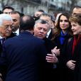 La reine Rania et le roi Abdullah II de Jordanie ont pris part le 11 janvier 2015 à la grande marche organisée à la suite de l'attentat terroriste contre Charlie Hebdo. Après une réunion collégiale à l'Elysée avec François Hollande, ils ont marché en compagnie de plus d'une cinquantaine de chefs d'Etat, de gouvernement ou d'institution internationale, entourés notamment de Mahmoud Abbas et Matteo Renzi. 