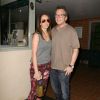 Tom Arnold et sa femme Ashley sont allés dans un salon de manucure à Beverly Hills, le 30 avril 2014.  