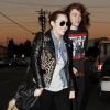 Miley Cyrus et son frère Braison à Los Angeles le 10 février 2011