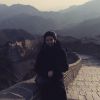 Pauline Ducruet, fille de la princesse Stéphanie de Monaco, déouvre la Grande Muraille de Chine. Photo publiée le 7 janvier 2015 sur Instagram.