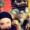 Pauline Ducruet, fille de la princesse Stéphanie de Monaco, en visite à la Cité interdite, en Chine. Photo publiée le 7 janvier 2015 sur Instagram.