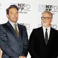 Ben Affleck et David Fincher à New York le 26 septembre 2014