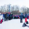 Le prince Daniel de Suède participait le 15 janvier 2015 à l'initiative Tous sur la neige, qui permet à des enfants de pratiquer gratuitement plusieurs disciplines des sports d'hiver, sur les pistes de la station Hammarbybacken, non loin de Stockholm.