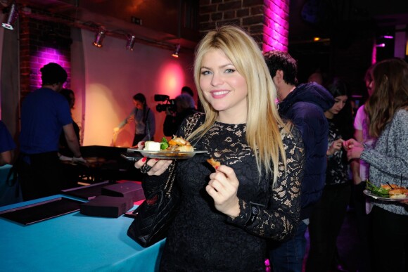 Celyne Durand à la soirée Street Food Party au Loft du Louvre à Paris, le 16 janvier 2015