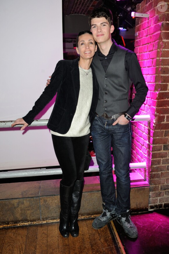 Adeline Blondieau et Aïtor à la soirée Street Food Party au Loft du Louvre à Paris, le 16 janvier 2015